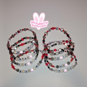 S.K.Z  kpop inspired bracelets (7inc)