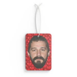 Shia LaBeouf Car Air Freshener, Air Freshener for Car with Funny Face, Best Car Scent Gift Idea, Gift For Honey Boy Movie Fans