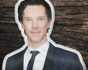 Benedict Cumberbatch Custom Shaped Pillow, Custom Shape Pillow Gift Idea, Gift for 12 Years A Slave Movie Fans, Cool Custom Pillow Gift Idea