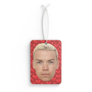 Will Poulter Car Air Freshener, Air Freshener for Car with Funny Face, Best Car Scent Gift Idea, Gift For Wild Bill Movie Fans