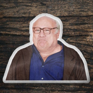 Danny DeVito Custom Shaped Pillow, Custom Shape Pillow Gift Idea, Gift for Matilda Movie Fans, Cool Custom Pillow Gift Idea Design