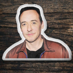 John Cusack Custom Shaped Pillow, Custom Shape Pillow Gift Idea, Gift for High Fidelity Movie Fans, Cool Custom Pillow Gift Idea Design