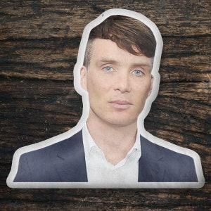 Cillian Murphy Custom Shaped Pillow, Custom Shape Pillow Gift Idea, Gift for Dunkirk Movie Fans, Cool Custom Pillow Gift Idea Design
