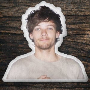 Könnte beinhalten: Ein Nahaufnahmeporträt einer Person mit braunen Haaren und blauen Augen. Die Person trägt ein hellbraunes T-Shirt.