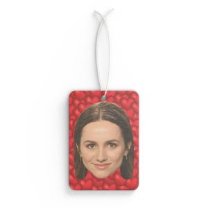 Maude Apatow Car Air Freshener, Air Freshener for Car with Funny Face, Best Car Scent Gift Idea, Gift For Knocked Up Movie Fans