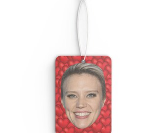 Kate McKinnon Car Air Freshener, Air Freshener for Car with Funny Face, Best Car Scent Gift Idea, Gift For Bombshell Movie Fans