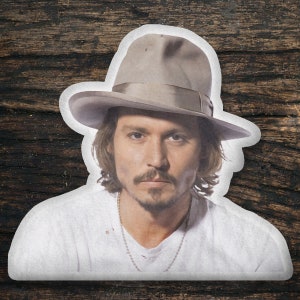 Johnny Depp Custom Shaped Pillow, Custom Shape Pillow Gift Idea, Gift for Donnie Brasco Movie Fans, Cool Custom Pillow Gift Idea Design