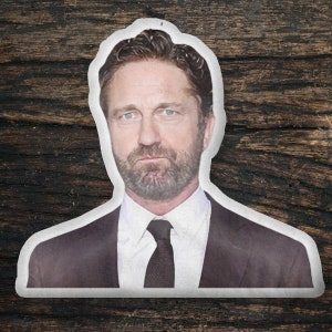Gerard Butler Custom Shaped Pillow, Custom Shape Pillow Gift Idea, Gift for The Vanishing Movie Fans, Cool Custom Pillow Gift Idea Design