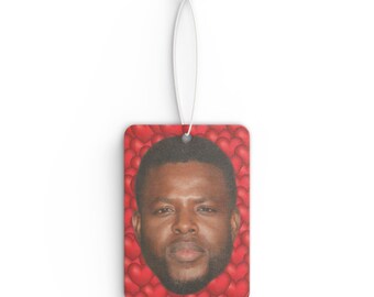 Winston Duke Car Air Freshener, Air Freshener for Car with Funny Face, Best Car Scent Gift Idea, Gift For Nine Days Movie Fans