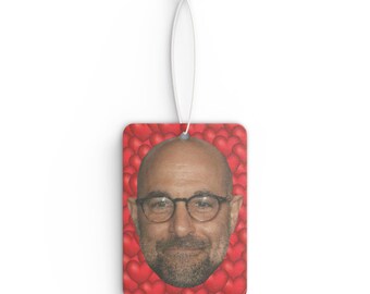 Stanley Tucci Car Air Freshener, Air Freshener for Car with Funny Face, Best Car Scent Gift Idea, Gift For Big Night Movie Fans