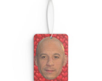 Vin Diesel Auto-Lufterfrischer, Lufterfrischer für Auto mit lustigem Gesicht, beste Auto-Duft-Geschenkidee, Geschenk für die Rettung privater Filmfans