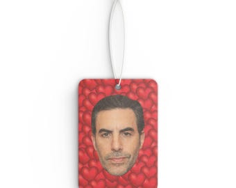 Sacha Baron Car Air Freshener, Air Freshener for Car with Funny Face, Best Car Scent Gift Idea, Gift For Hugo Movie Fans