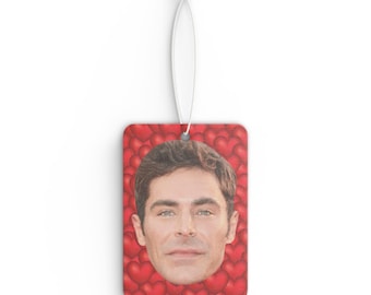 Zac Efron Car Air Freshener, Air Freshener for Car with Funny Face, Best Car Scent Gift Idea, Gift For Hairspray Movie Fans