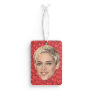 Kristen Stewart Car Air Freshener, Air Freshener for Car with Funny Face, Best Car Scent Gift Idea, Gift For Personal Shopper Movie Fans
