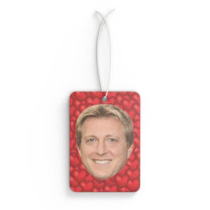 William Zabka Car Air Freshener, Air Freshener for Car with Funny Face, Best Car Scent Gift Idea, Gift For The Karate Kid Movie Fans