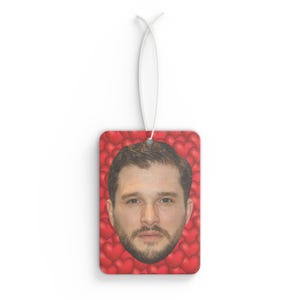 Kit Harington Car Air Freshener, Air Freshener for Car with Funny Face, Best Car Scent Gift Idea, Gift For Pompeii Movie Fans