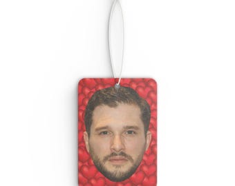 Kit Harington Car Air Freshener, Air Freshener for Car with Funny Face, Best Car Scent Gift Idea, Gift For Pompeii Movie Fans