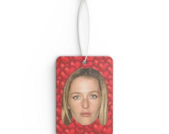 Gillian Anderson Car Air Freshener, Air Freshener for Car with Funny Face, Best Car Scent Gift Idea, Gift For The Mighty Movie Fans