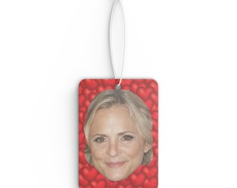 Elizabeth Olsen Car Air Freshener, Air Freshener for Car with Funny Face, Best Car Scent Gift Idea, Gift For Wind River Movie Fans