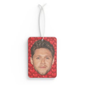 Niall Horan Car Air Freshener, Air Freshener for Car with Funny Face, Best Car Scent Gift Idea, Gift For Niall Horan Fans