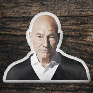 Patrick Stewart Custom Shaped Pillow, Custom Shape Pillow Gift Idea, Gift for Hamlet Movie Fans, Cool Custom Pillow Gift Idea Design