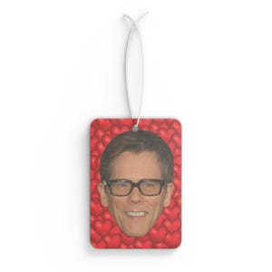 Kevin Bacon Car Air Freshener, Air Freshener for Car with Funny Face, Best Car Scent Gift Idea, Gift For Diner Movie Fans
