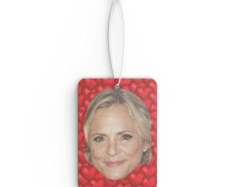 Amy Sedaris Car Air Freshener, Air Freshener for Car with Funny Face, Best Car Scent Gift Idea, Gift For Ghost Team Movie Fans
