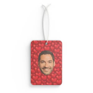 Tom Ellis Car Air Freshener, Air Freshener for Car with Funny Face, Best Car Scent Gift Idea, Perfect Gift For Pollyanna Movie Fans