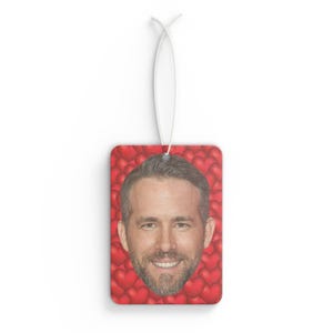 Ryan Reynolds Car Air Freshener, Air Freshener for Car with Funny Face, Best Car Scent Gift Idea, Gift For Waiting... Movie Fans