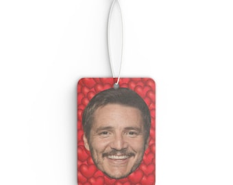 Pedro Pascal Car Air Freshener, Air Freshener for Car with Funny Face, Best Car Scent Gift Idea, Gift For Prospect Movie Fans