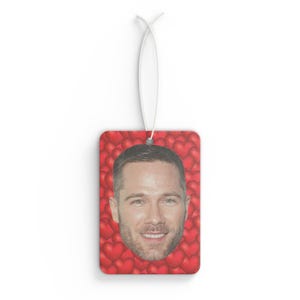 Luke Macfarlane Car Air Freshener, Air Freshener for Car with Funny Face, Best Car Scent Gift Idea, Gift For Over There Movie Fans