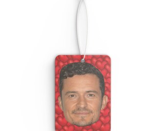 Orlando Bloom Car Air Freshener, Air Freshener for Car with Funny Face, Best Car Scent Gift Idea, Gift For Elizabethtown Movie Fans