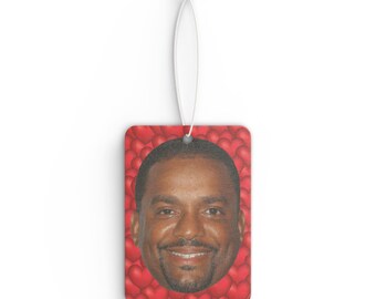 Alfonso Ribeiro Car Air Freshener, Air Freshener for Car with Funny Face, Best Car Scent Gift Idea, Gift For Ticks Movie Fans