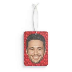 James Franco Car Air Freshener, Air Freshener for Car with Funny Face, Best Car Scent Gift Idea, Gift For Milk Movie Fans