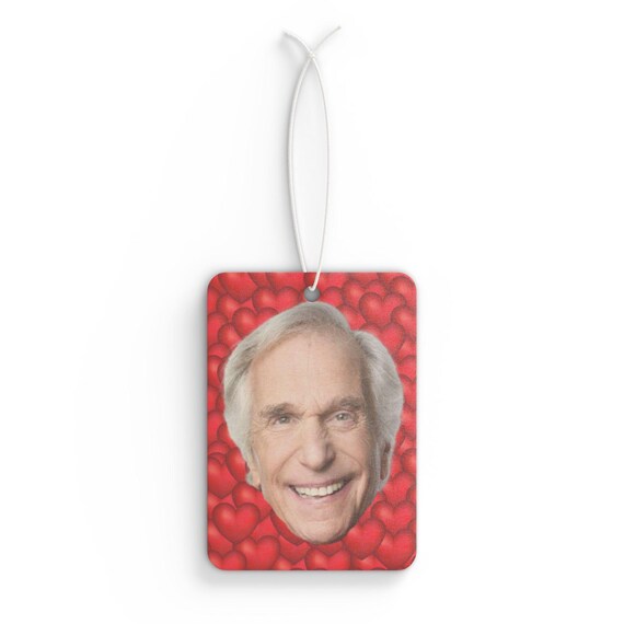 Henry Winkler Auto Lufterfrischer, Lufterfrischer für Auto mit lustigem Gesicht, beste Autoduft Geschenkidee, Geschenk für die ersten Filmfans