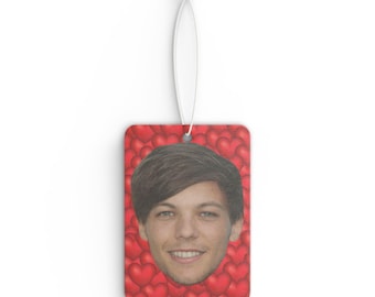 Louis Tomlinson Car Air Freshener, Air Freshener for Car with Funny Face, Best Car Scent Gift Idea, Gift For Louis Tomlinson Fans