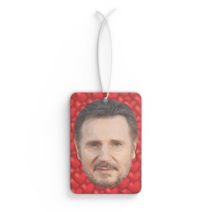 Liam Neeson Car Air Freshener, Air Freshener for Car with Funny Face, Best Car Scent Gift Idea, Gift For Love Actually Movie Fans
