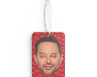 Nick Kroll Car Air Freshener, Air Freshener for Car with Funny Face, Best Car Scent Gift Idea, Gift For Loving Movie Fans