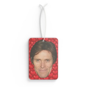 Willem Dafoe Car Air Freshener, Air Freshener for Car with Funny Face, Best Car Scent Gift Idea, Gift For Light Sleeper Movie Fans