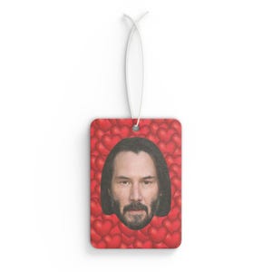 Keanu Reeves Car Air Freshener, Air Freshener for Car with Funny Face, Best Car Scent Gift Idea, Gift For The Matrix Movie Fans