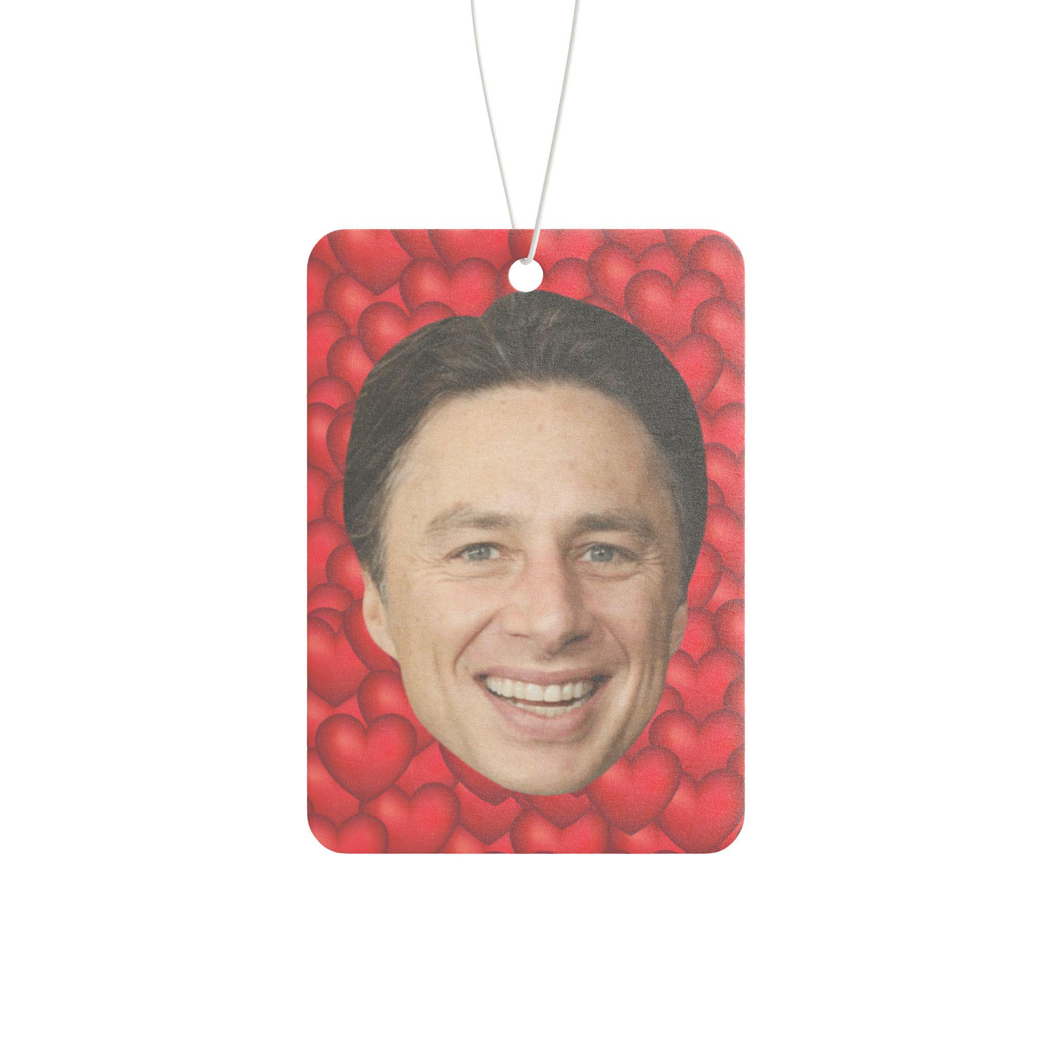 Zach Braff Car Air Freshener, Air Freshener for Car with Funny Face, Best  Car Scent Gift Idea, Gift For The Last Kiss Movie Fans, image size:2048x2048