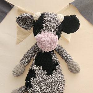 Crochet Cow Snuggler and Lovey