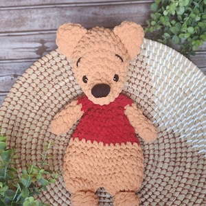 Crochet Winnie the Pooh Snuggler and Lovey