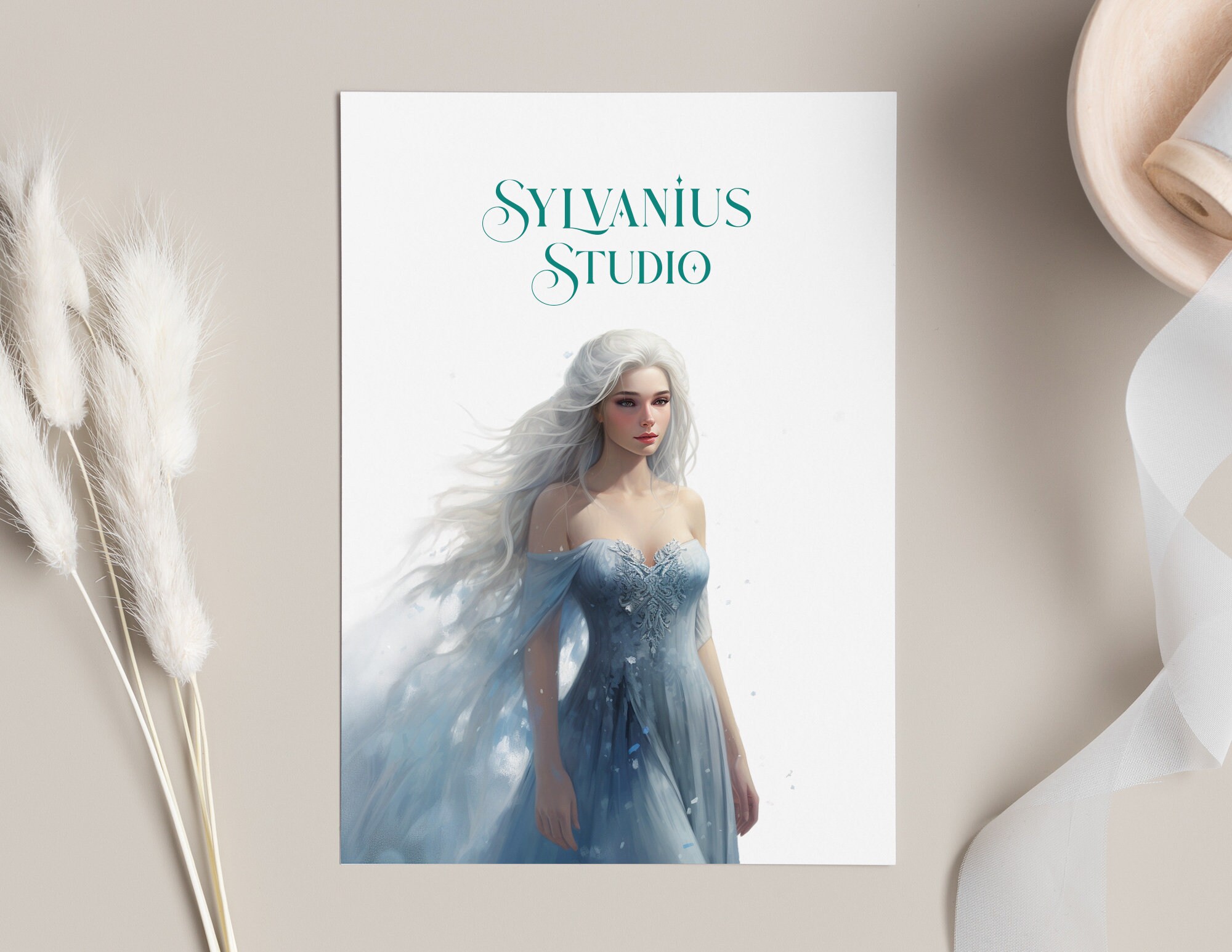 15 Ethereal Snow Queen Clipart Bundle, Fairytale Ice Queen, Fantasy ...
