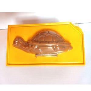 Vintage 1980 Wax Turtle Air Freshener by Wizard SEALED in Blister Pack Missing Original Box
