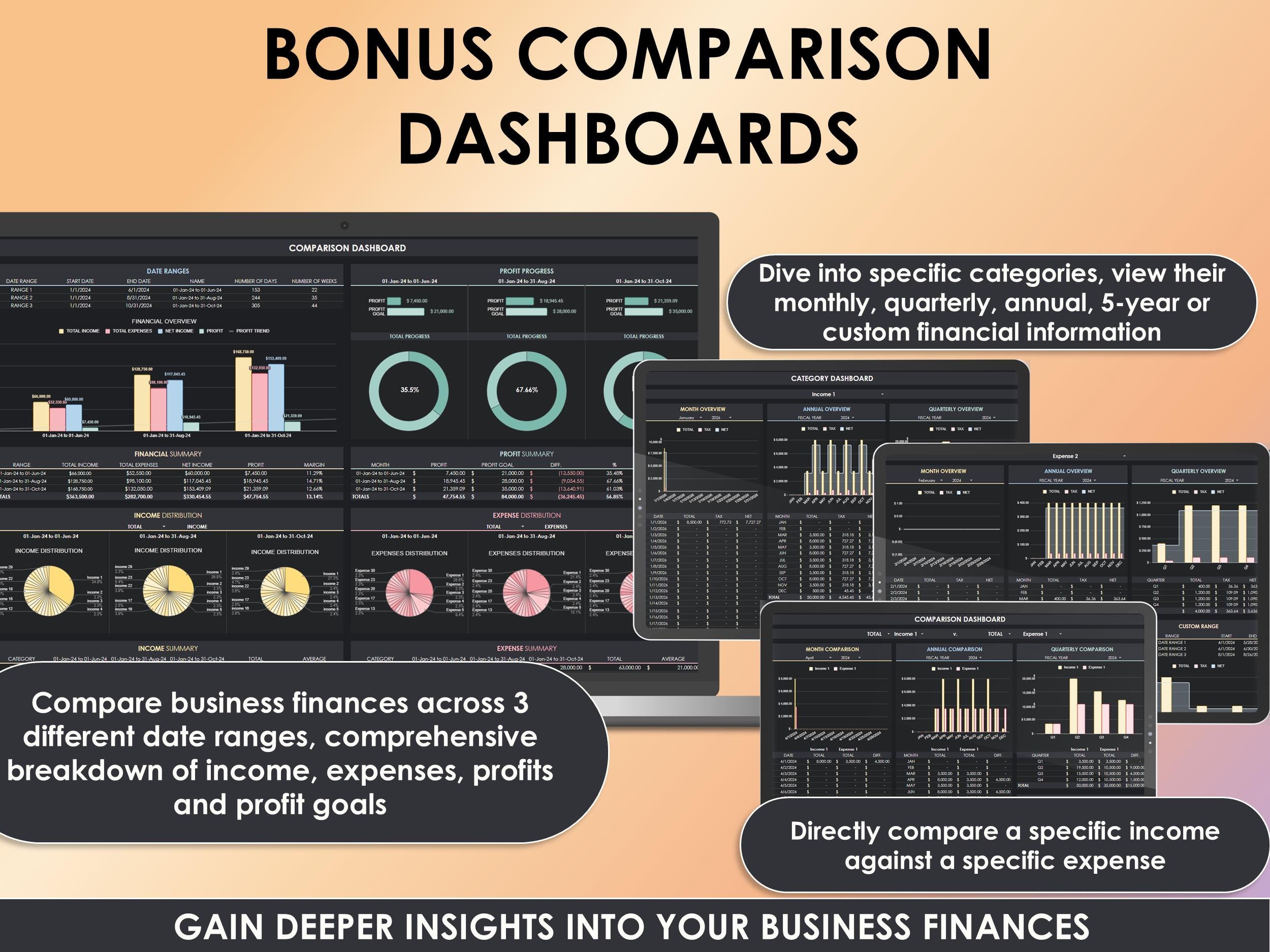 Small Business Bookkeeping Spreadsheet Template Profit and Loss Easy ...