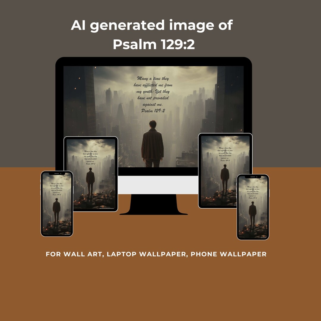 AI Generated Image of Psalm 129:2, Digital Print, Digital Art, Wall Art ...