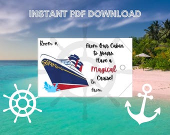Disney Cruise Line Magical Fish Extender Gift Tag - Digital Download - Perfect for Pixie Dust on board DCL!