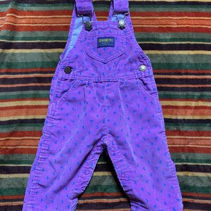 Purple Oshkosh Overalls - Etsy