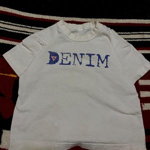 Kids Guess Denim T-shirt roughly size 2T check measurements in pics